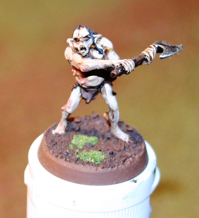 Goblin Captain with Two-Hand Axe